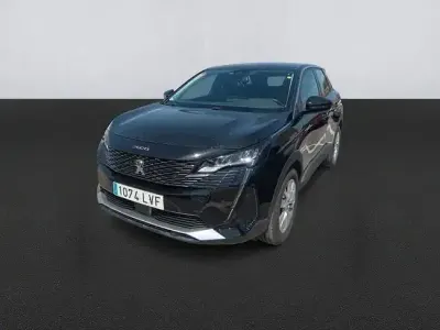 Usado Peugeot 3008 Active 131 CV (96 kW) 2021 Negro SUV