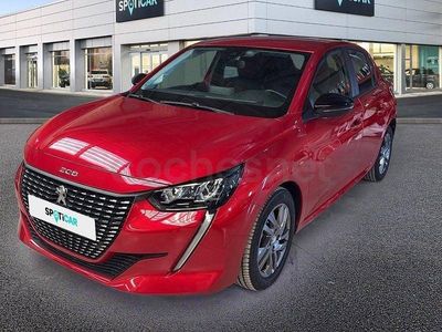 Usado Peugeot 208 Active 101 CV (74 kW) 2021 Rojo Utilitario