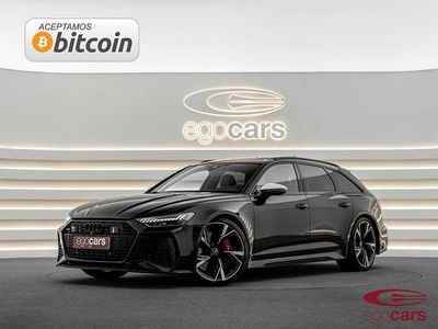 Usado Audi RS6 600 CV (441 kW) 2021 Negro Familiar