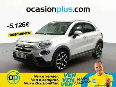 Usado Fiat 500X Cross 130 CV (95 kW) 2022 Gris SUV