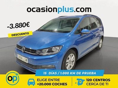 Azul Usado 2021 VW Touran Business Monovolumen | 23.990 € (Precio justo)