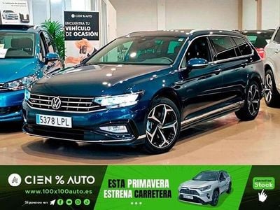 Usado VW Passat R-line 150 CV (110 kW) 2021 Azul Familiar