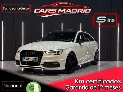 Usado Audi A3 S-Line 150 CV (110 kW) 2015 Blanco Berlina