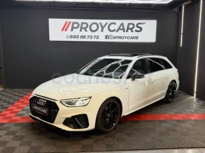 Usado Audi A4 S-Line 150 CV (110 kW) 2021 Blanco Familiar