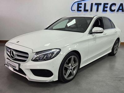Usado Mercedes C220 Avantgarde Edition 170 CV (125 kW) 2014 Blanco Berlina