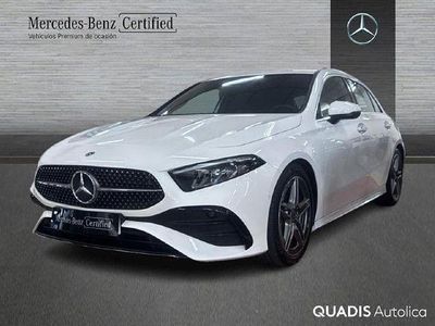 Usado Mercedes A180 AMG line 116 CV (85 kW) 2025 Blanco polar