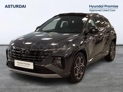Usado Hyundai Tucson N Line 150 CV (110 kW) 2022 Gris / plata SUV