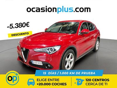 Usado Alfa Romeo Stelvio Super 180 CV (132 kW) 2017 Rojo SUV