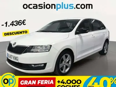 Usado Skoda Rapid 125 CV (91 kW) 2018 Blanco Utilitario