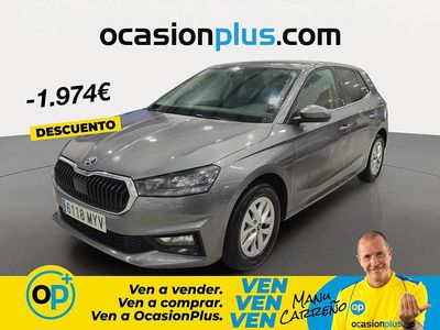 Usado Skoda Fabia Selection 95 CV (69 kW) 2025 Gris Berlina