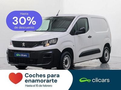 Usado Peugeot Partner S 100 CV (73 kW) 2022 Blanco Monovolumen