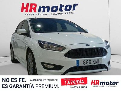Usado Ford Focus ST-Line 125 CV (91 kW) 2018 Blanco Berlina