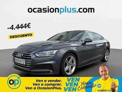 Usado Audi A5 Sport 190 CV (139 kW) 2019 Gris Coupe