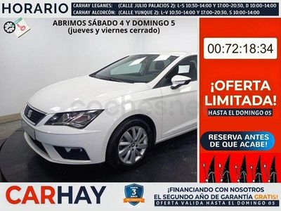 Usado Seat Leon Reference 110 CV (80 kW) 2018 Blanco Berlina