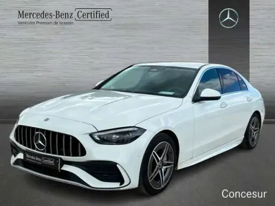 Usado Mercedes C220 200 CV (147 kW) 2022 Blanco Berlina