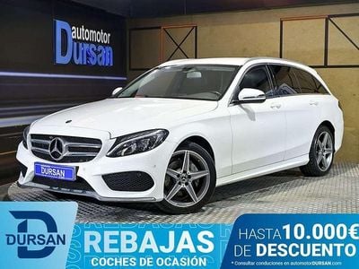 Usado Mercedes C220 Elegance 170 CV (125 kW) 2018 Blanco Familiar