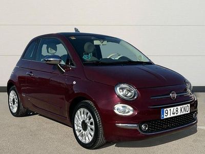Usado Fiat 500 Lounge 69 CV (50 kW) 2018 Granate Berlina