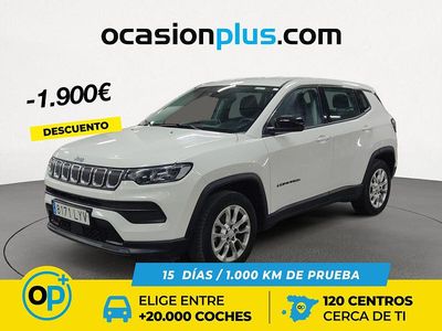 Blanco Usado 2022 Jeep Compass Longitude SUV | 20.900 € (Precio justo)
