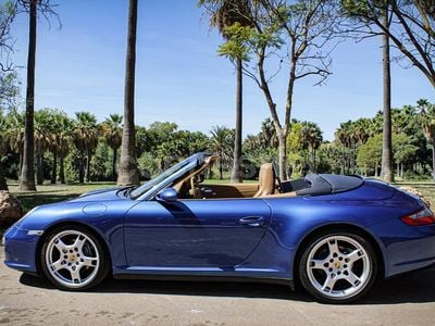 Azul Usado 2006 Porsche 911 Carrera 4 Cabriolet Descapotable | 49.900 €