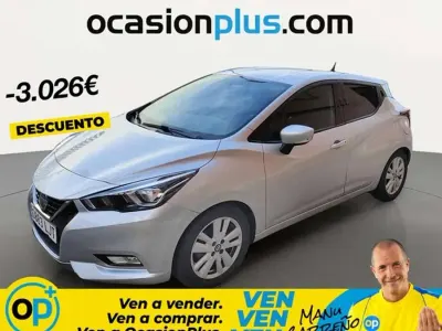 Usado Nissan Micra Acenta 101 CV (74 kW) 2020 Plateado Utilitario