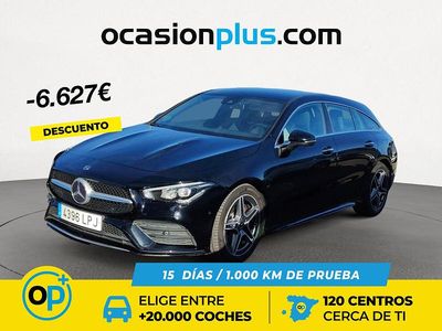 Usado Mercedes CLA200 150 CV (110 kW) 2021 Negro Familiar