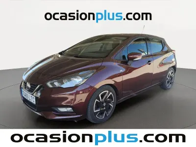 Usado Nissan Micra Acenta 92 CV (67 kW) 2021 Rojo Utilitario