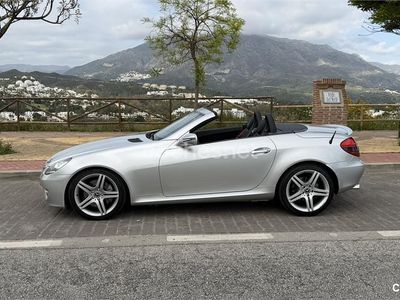 Usado Mercedes SLK200 184 CV (135 kW) 2010 Gris / plata Descapotable