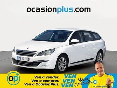 Usado Peugeot 308 Active 115 CV (84 kW) 2015 Blanco Familiar