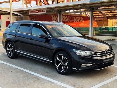 Negro Usado 2020 VW Passat R-line Familiar | 18.900 € (Precio justo)