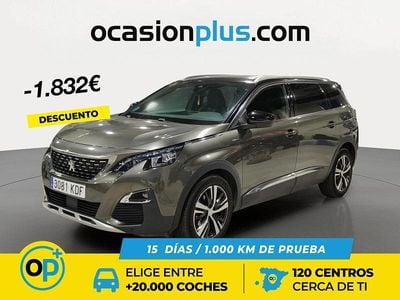Gris Usado 2017 Peugeot 5008 GT-line Monovolumen | 16.158 € (Precio justo)