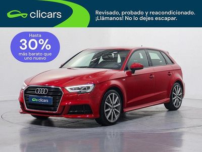 Usado Audi A3 S-Line 116 CV (85 kW) 2019 Rojo Berlina