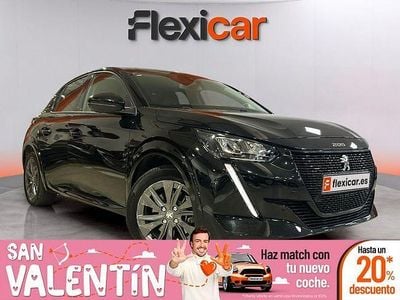 Usado Peugeot e-208 Allure 100 kW (136 CV) 2022 Negro Utilitario