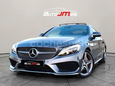 Gris / plata Usado 2016 Mercedes C220 AMG line Coupe | 25.900 € (Un poco caro)