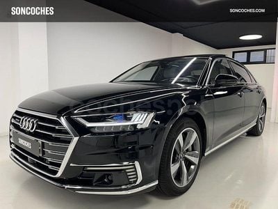 Usado Audi A8L 449 CV (330 kW) 2021 Negro Berlina
