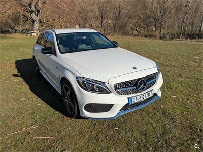 Blanco Usado 2017 Mercedes C220 Exclusive Familiar | 25.900 € (Caro)