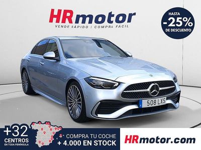 Usado Mercedes C220 200 CV (147 kW) 2022 Gris Berlina