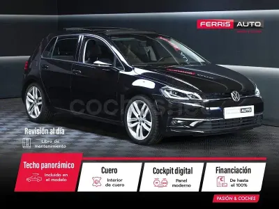 Usado VW Golf VII Sportline 150 CV (110 kW) 2017 Negro Berlina