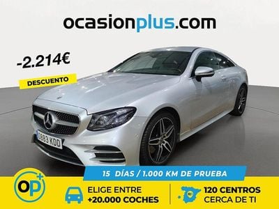Gris Usado 2017 Mercedes E220 Coupe | 29.900 € (Precio justo)