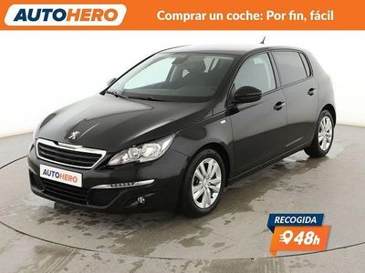 Usado Peugeot 308 Style 100 CV (73 kW) 2017 Negro