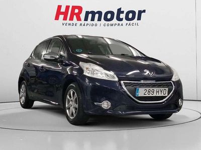 Usado Peugeot 208 Style 82 CV (60 kW) 2014 Azul Utilitario