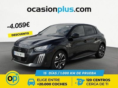 Usado Peugeot 208 Allure 100 CV (73 kW) 2025 Negro Utilitario