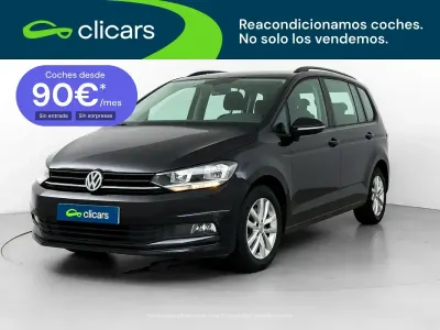 Usado VW Touran Edition 110 CV (80 kW) 2018 Negro Monovolumen