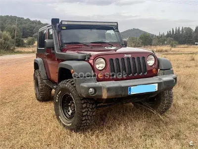 Usado Jeep Wrangler Sahara 177 CV (130 kW) 2008 Granate SUV