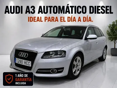 Usado Audi A3 Ambition 105 CV (77 kW) 2011 Gris / plata Utilitario