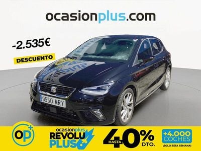 Usado Seat Ibiza FR 150 CV (110 kW) 2024 Negro Utilitario