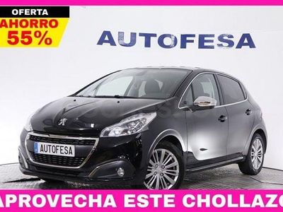 Usado Peugeot 208 Allure 110 CV (80 kW) 2018 Negro Utilitario