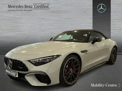 Usado Mercedes SL55 AMG AMG 476 CV (350 kW) 2023 Gris Descapotable