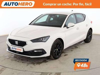 Usado Seat Leon Style 116 CV (85 kW) 2021 Blanco Berlina
