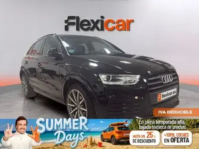 Usado Audi Q3 150 CV (110 kW) 2017 Negro SUV