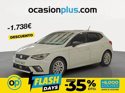 Usado Seat Ibiza FR 110 CV (80 kW) 2023 Blanco Berlina